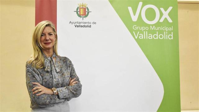 Irene Carvajal, teniente de alcalde y concejala de Educación y Cultura en el Ayuntamiento de Valladolid, atiende a EL ESPAÑOL de Castilla y León