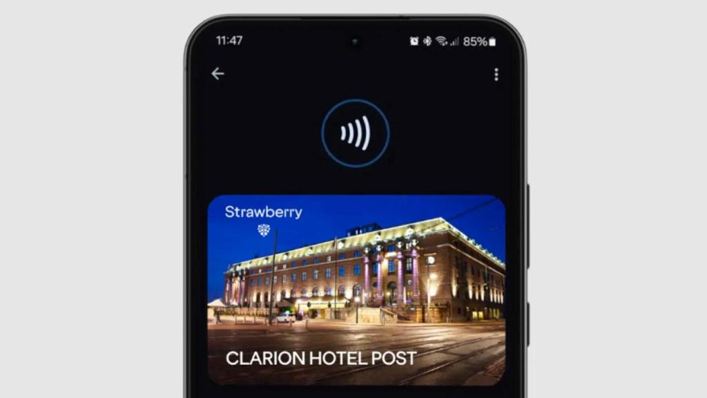 Google Wallet en un hotel