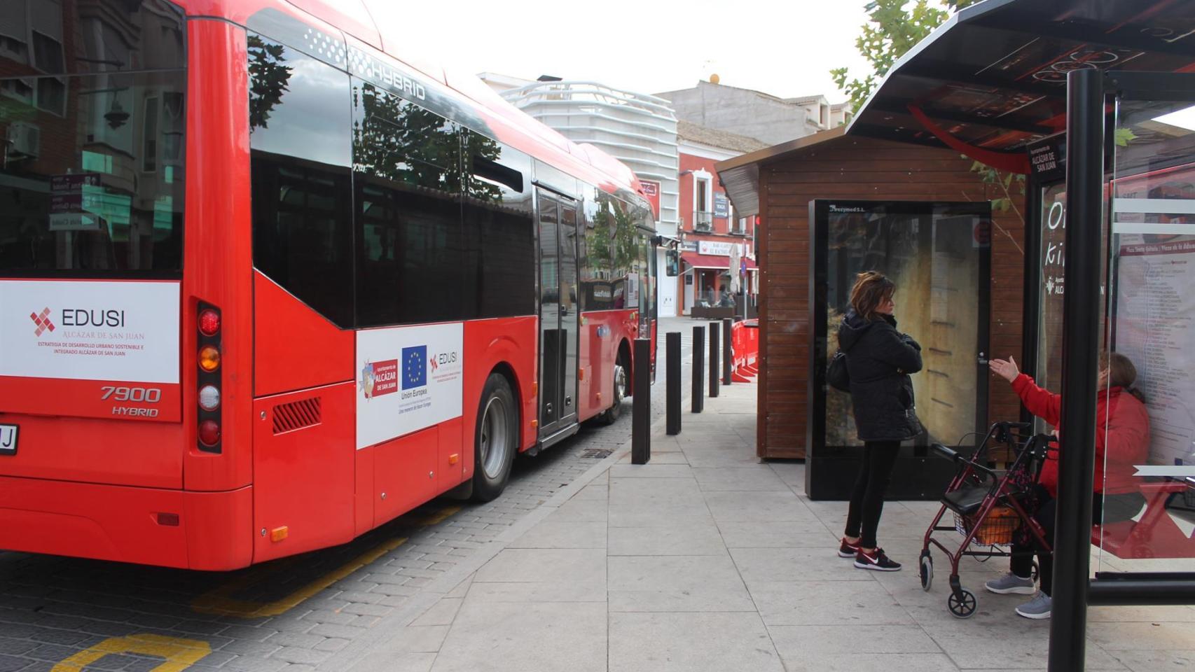 Imagen de archivo de un autobús urbano.