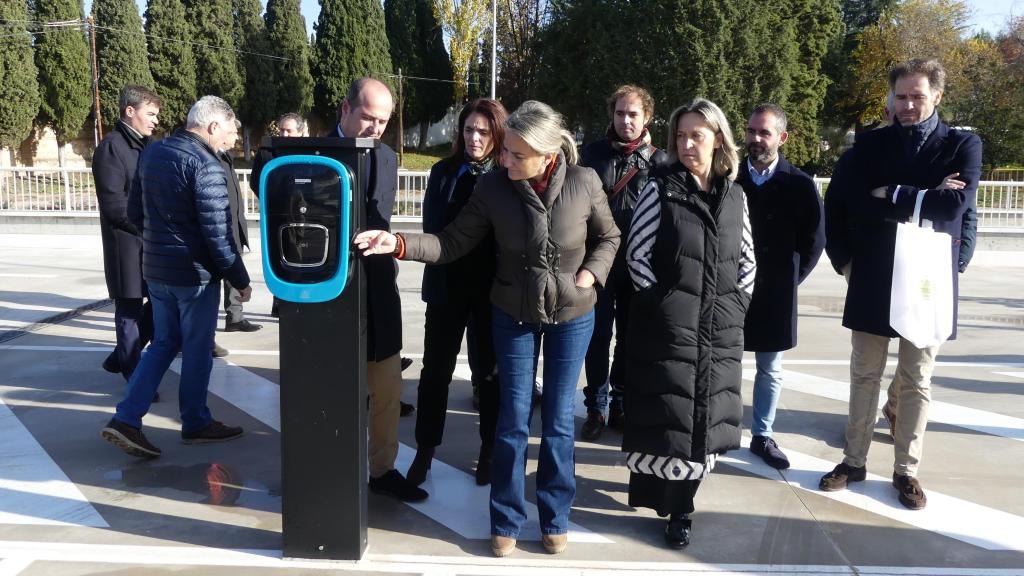 Inauguración del aparcamiento de Guadalajara.