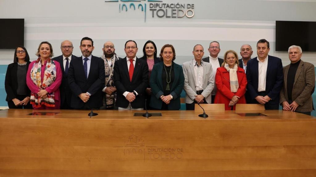 El equipo de Gobierno de la Diputación Provincial de Toledo.