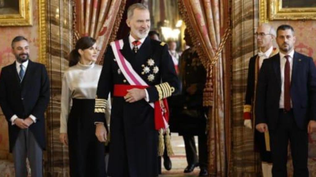 El Rey Felipe VI en una imagen de archivo de la celebración de la Pascua Militar.