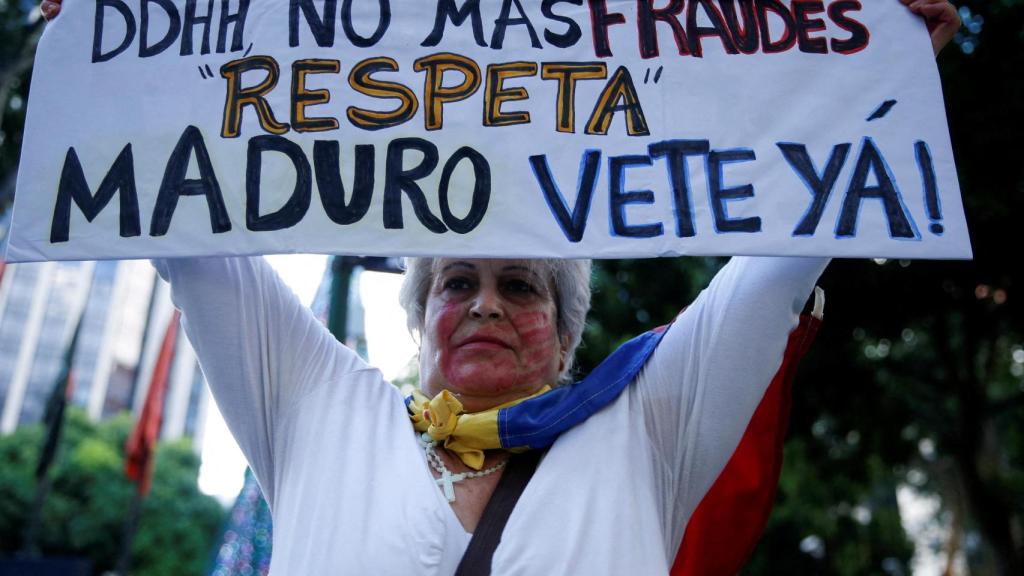 Una manifestación contra Maduro en Caracas celebrada el pasado domingo.