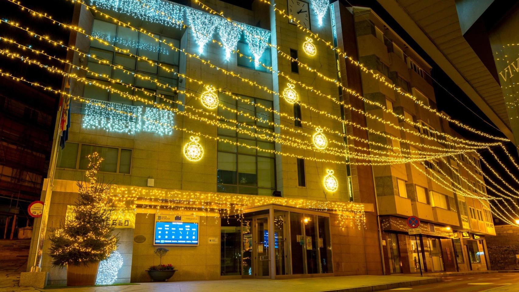 Luces de Navidad en Sanxenxo