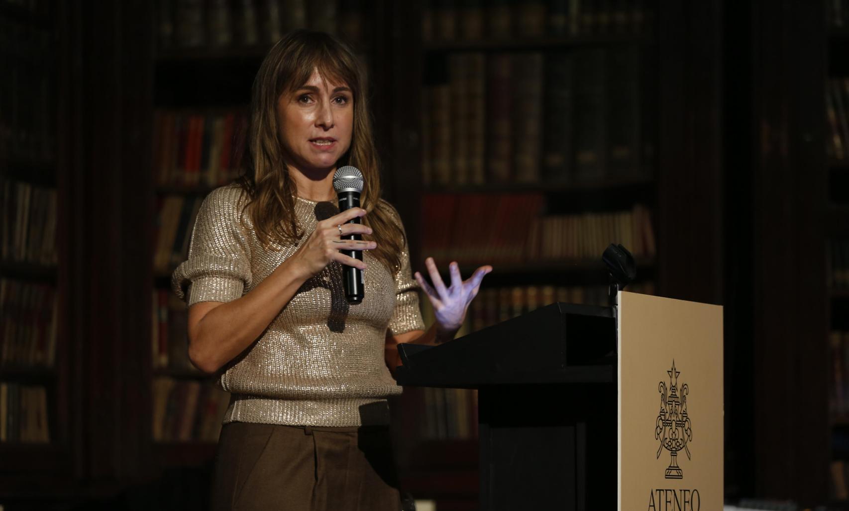 Ana Pardo de Vera durante su intervención.