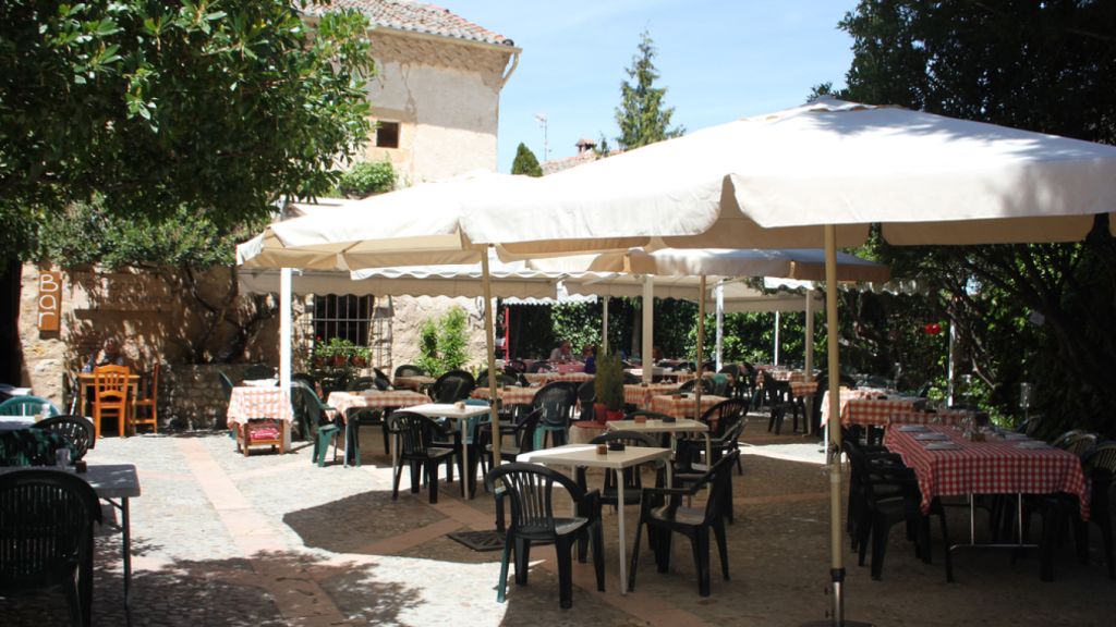 El patio de El Corral de Joaquina.