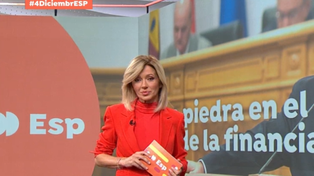 Susanna Griso durante el programa de hoy.