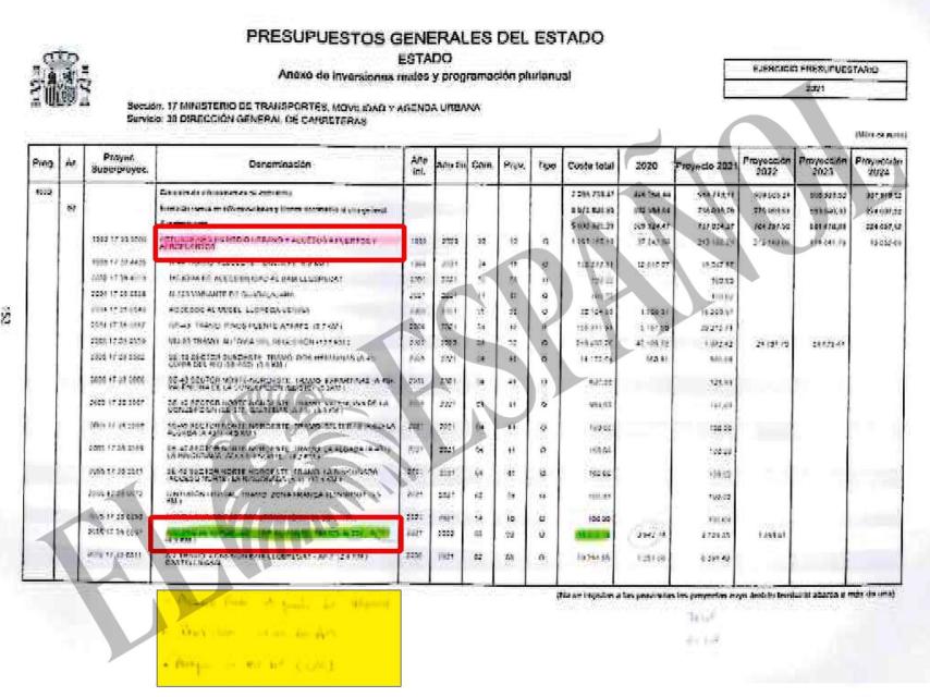 Documento aportado por Aldama al Supremo./