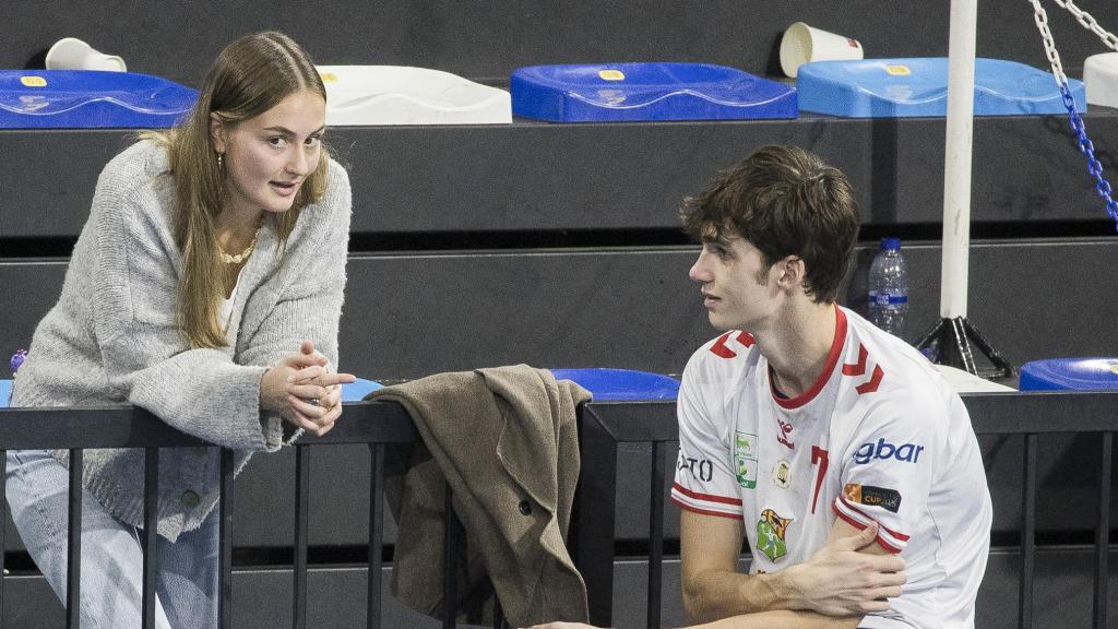 Pablo Urdangarin y Johanna Zott en uno de sus partidos.