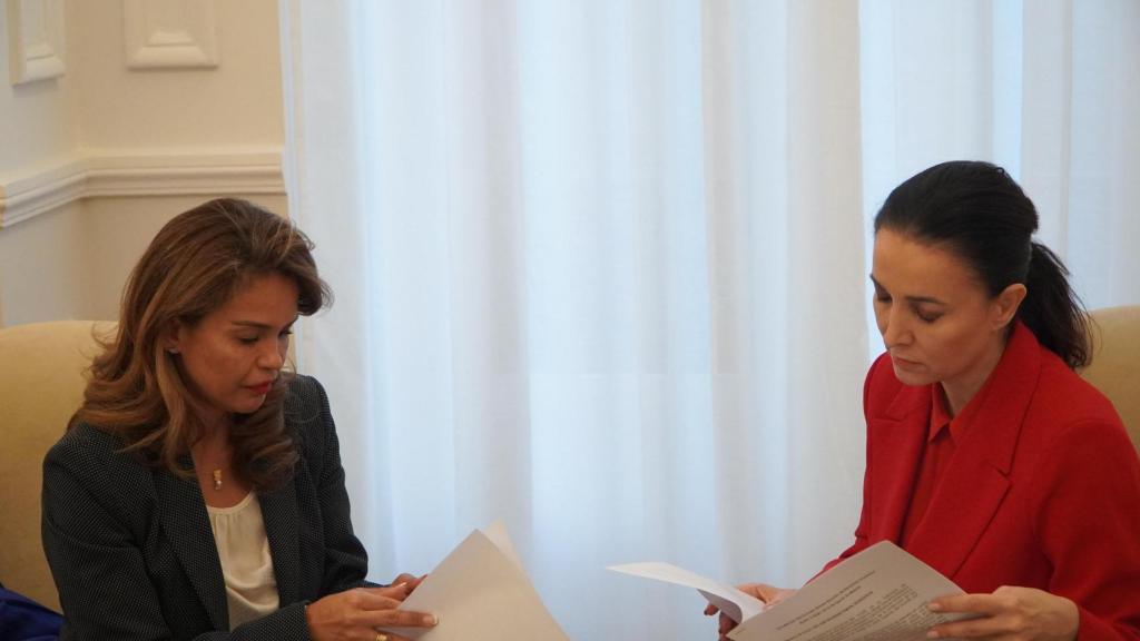 Sánchez de Lara y Torregrossa, durante su reunión.