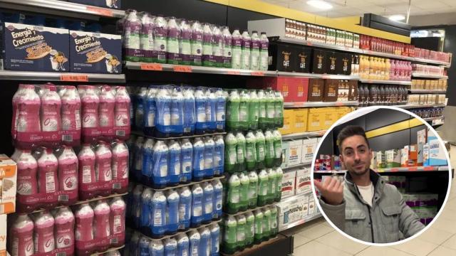 El nutricionista Jesús Baraza en un supermercado.