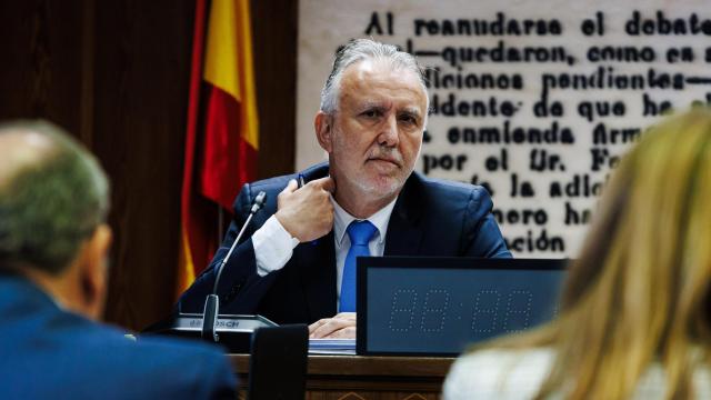 Ángel Víctor Torres, durante su comparecencia ante la 'comisión Koldo' del Senado, el 28 de noviembre.