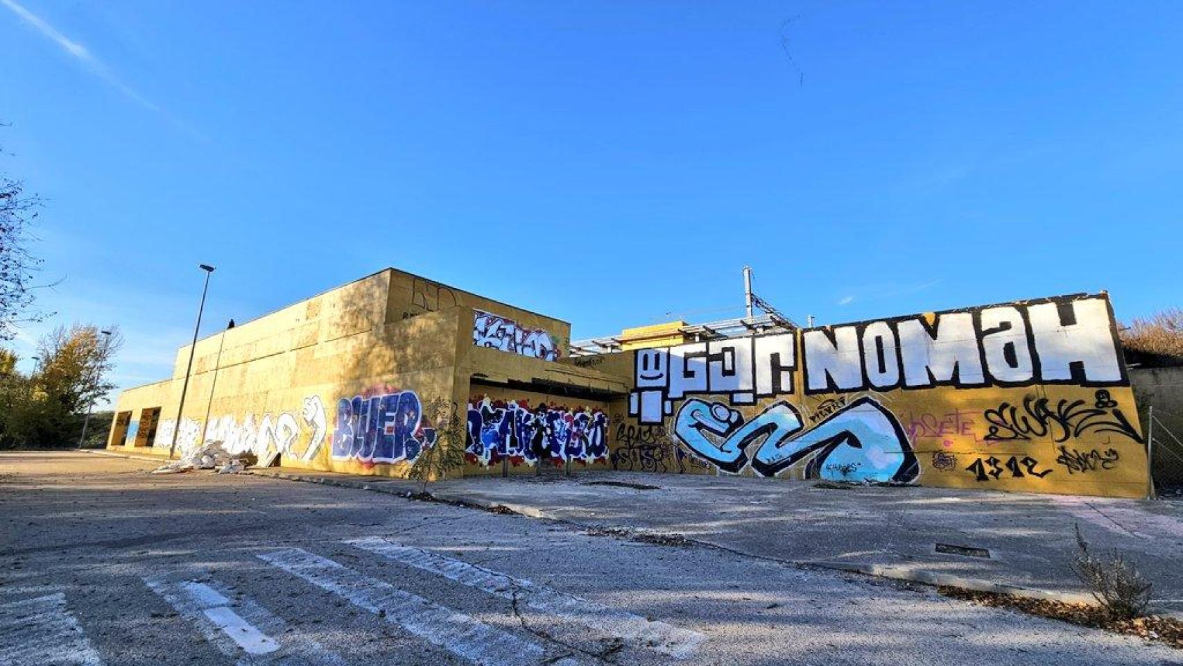 Estación de Cercanías de San Martín de la Vega abandonada en la actualidad.