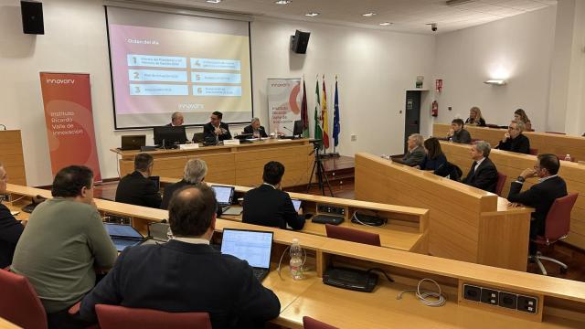 La reunión del patronato de la Fundación Innova IRV, este miércoles en Málaga.