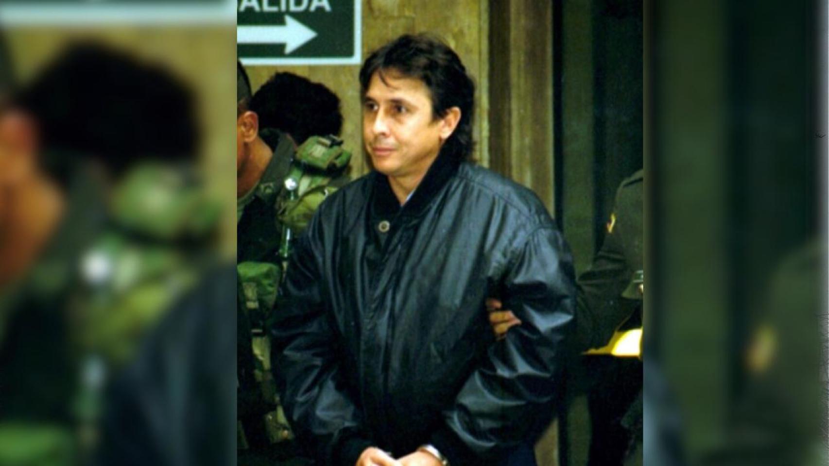 El narcotraficante Fabio Ochoa en 1999 durante su detención.