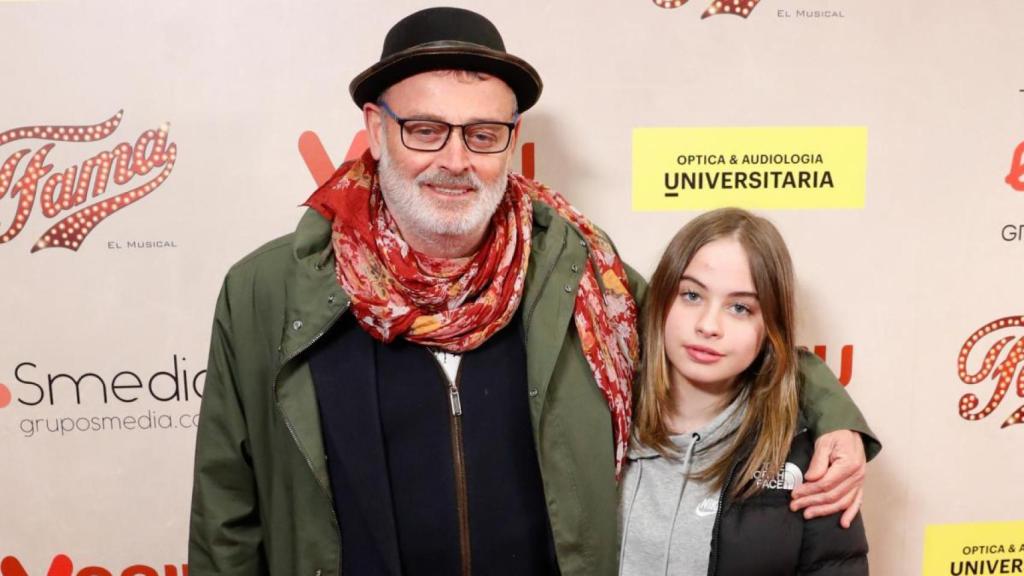 Pablo Carbonell con su hija Mafalda.