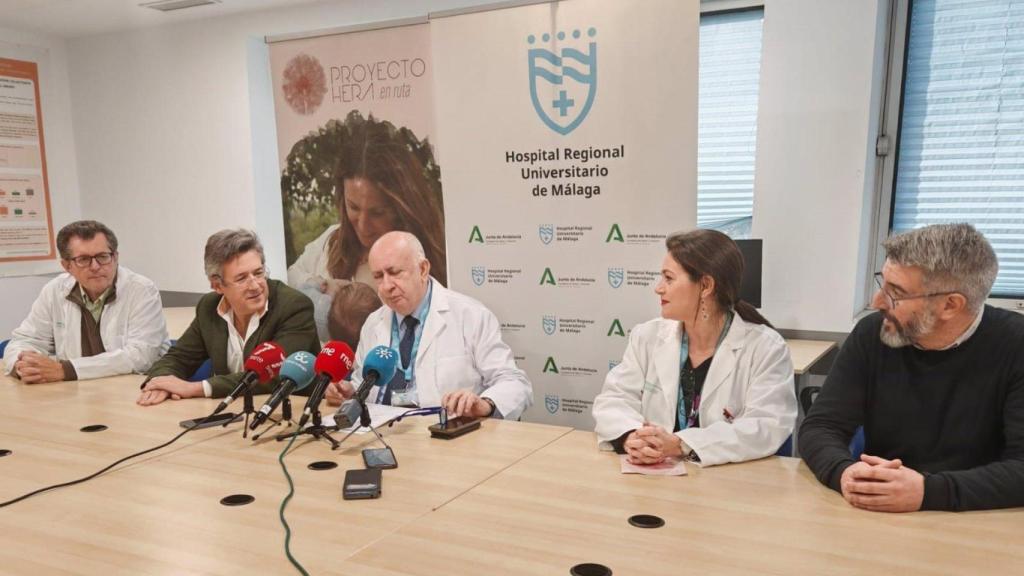 Presentación de la participación del Hospital Regional de Málaga en el Proyecto Hera para la investigación del cáncer de mama postparto.