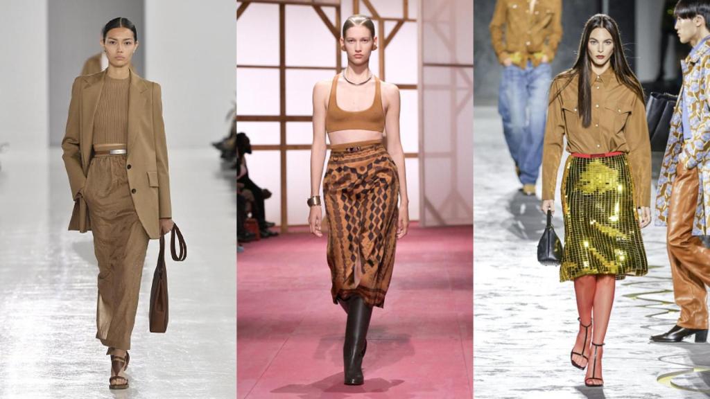 Desfiles primavera-verano 2025 de Max Mara, Hermès y Versace.