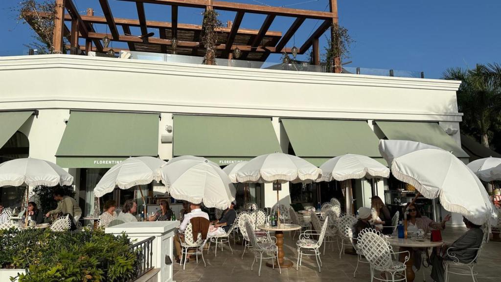 Terraza de Florentine Marbella.