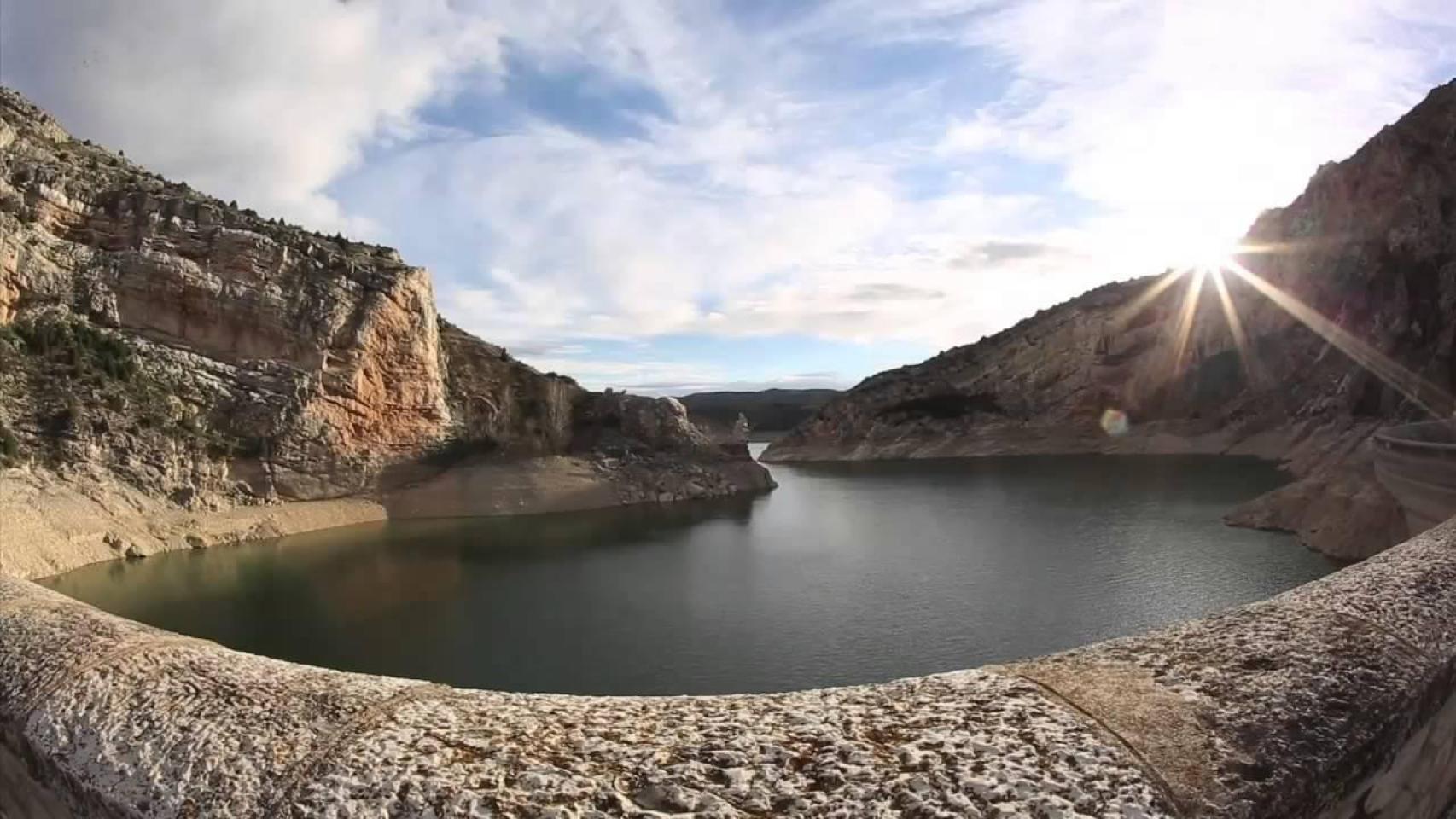 El pantano de Cueva Foradada, en Teruel.