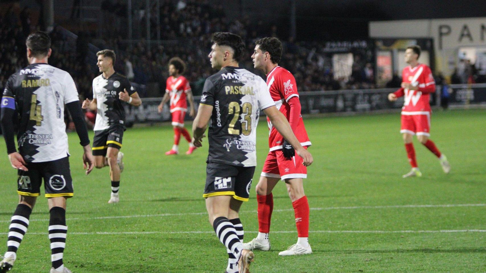 Imagen del encuentro entre Unionistas CF y Rayo Vallecano