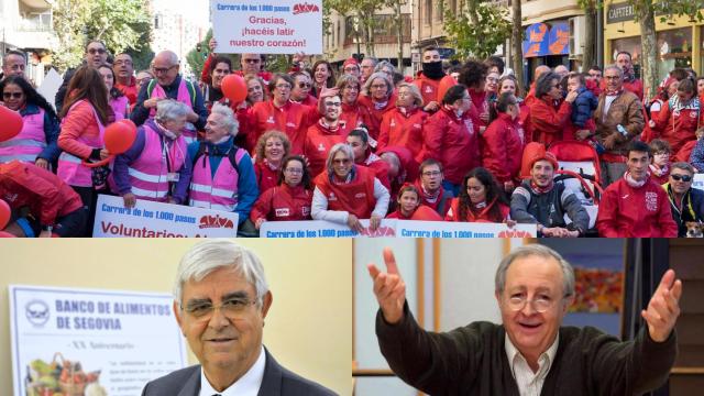 Imagen de archivo de una Carrera Popular 1.000 Pasos de la Fundación Aviva, Godofredo García y José Antonio Sayagués