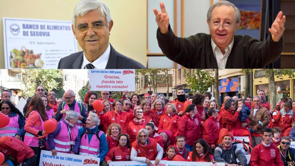 Imagen de archivo de una Carrera Popular 1.000 Pasos de la Fundación Aviva, Godofredo García y José Antonio Sayagués