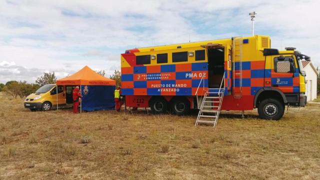 Puesto de mando en La Unión de Campos (Valladolid)