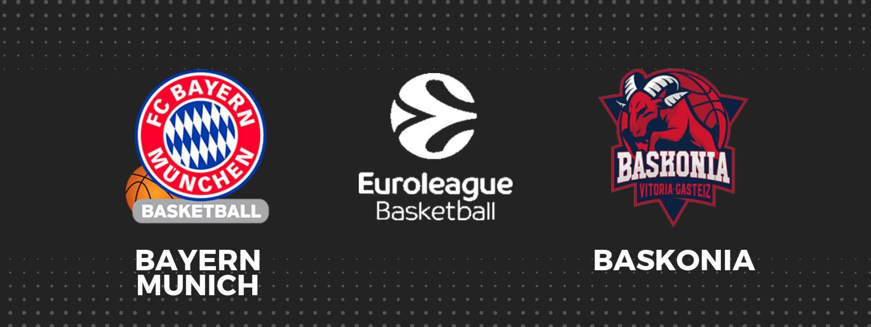 Bayern Munich - Baskonia, Euroliga de baloncesto en directo