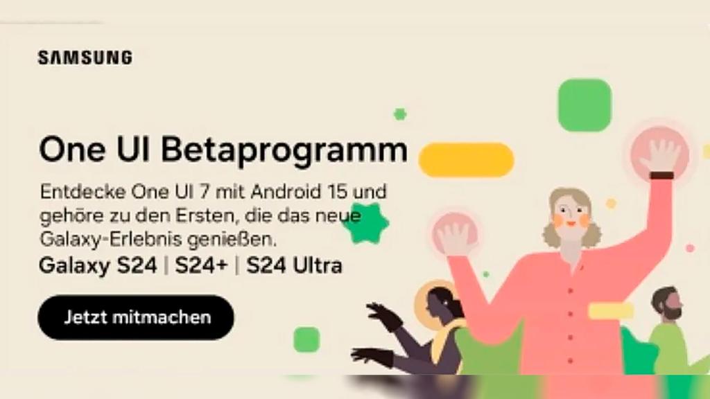 Anuncio de la beta de One UI 7