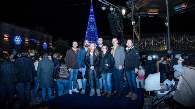 Encendido de las luces navideñas en Fuensalida.