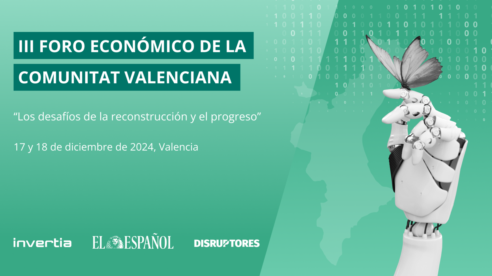 EL ESPAÑOL dedicará su III Foro Económico valenciano a la reconstrucción tras la DANA con más de 60 ponentes