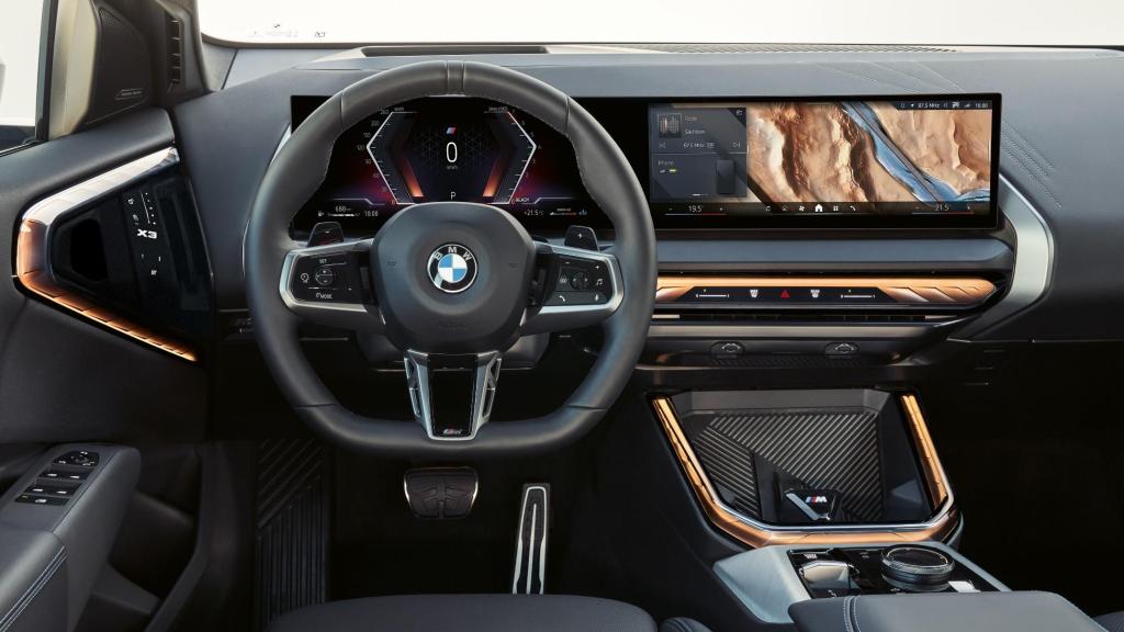 Interior del BMW X3 20d xDrive.