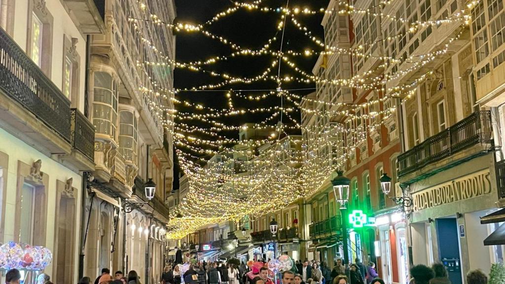 Alumbrado de Navidad de A Coruña en 2024.