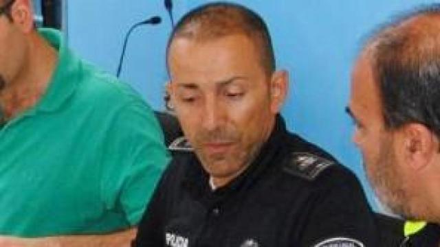 Jesús Fernández Bolaños, durante su etapa como Policía Local en Caravaca de la Cruz (Murcia). EE