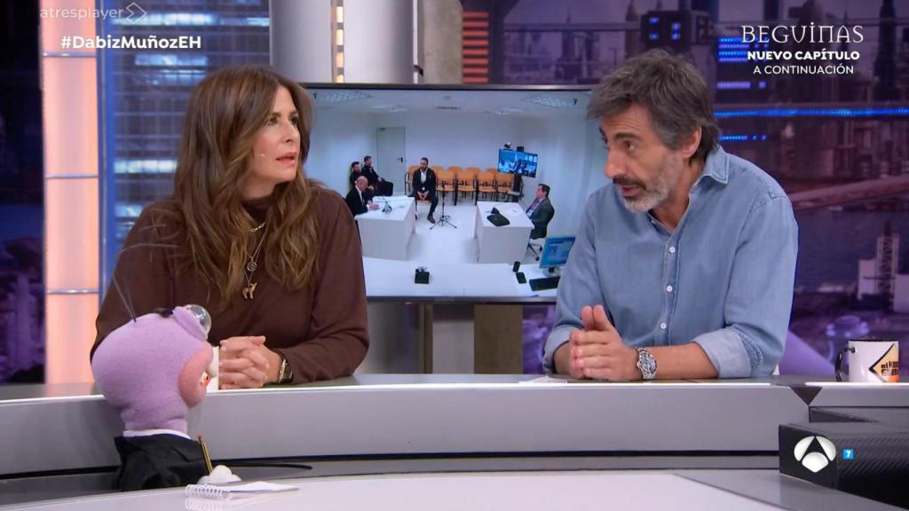 Nuria Roca y Juan del Val en 'El Hormiguero'.