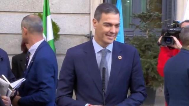 Pedro Sánchez en el Día de la Cinstitución.