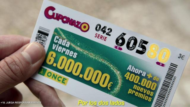 Comprobar Cuponazo ONCE, hoy