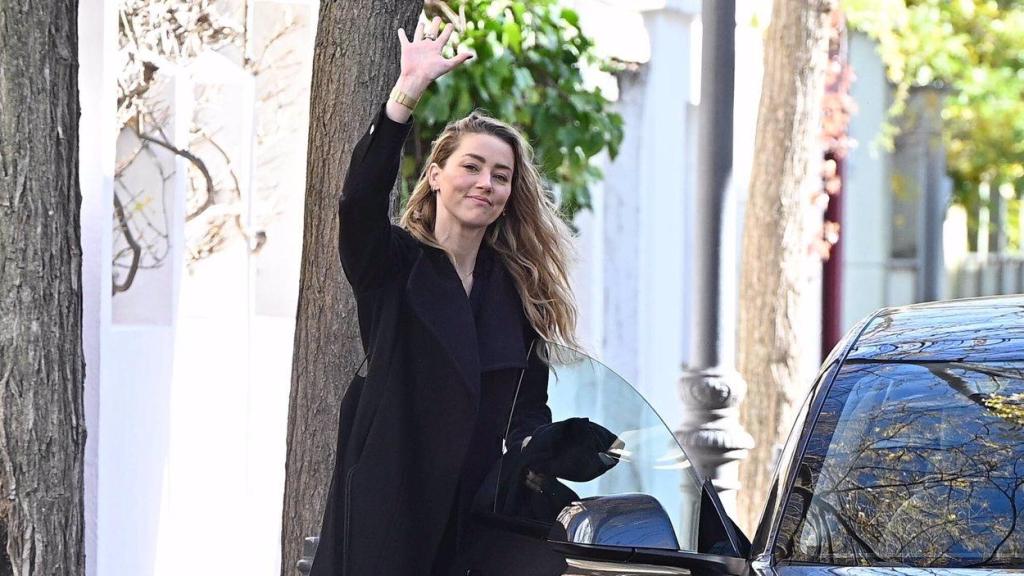 Amber Heard por las calles de Madrid tras conocer su segundo embarazo