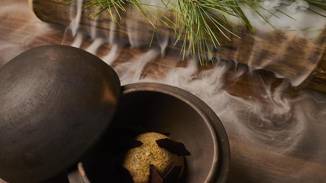 Uno de los platos de este restaurante que acaba de recibir la estrella Michelin.