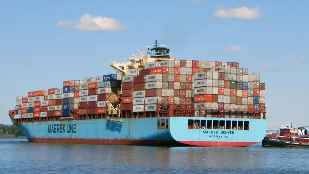 El buque con bandera estadounidense 'Maersk Denver', cuya llegada al puerto de Algeciras impidió el Gobierno español el pasado 4 de noviembre.