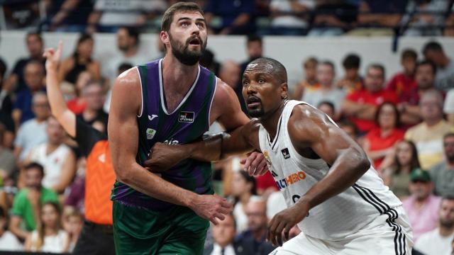 David Kravish durante un partido contra el Real Madrid.