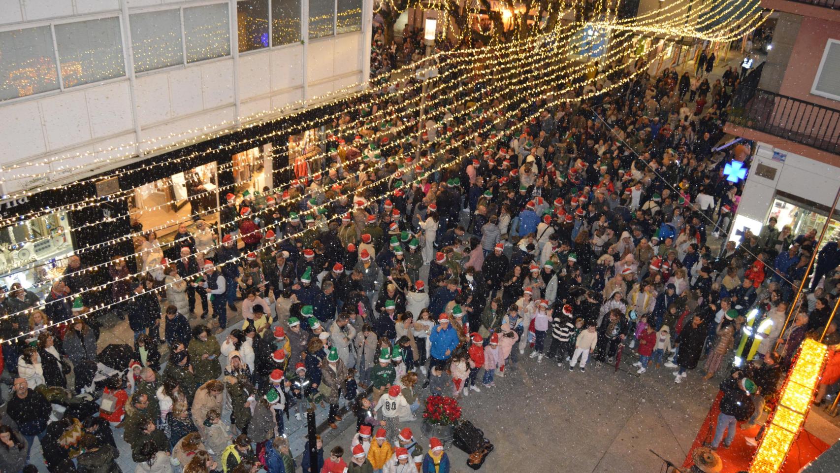 Iluminación navideña de Sanxenxo