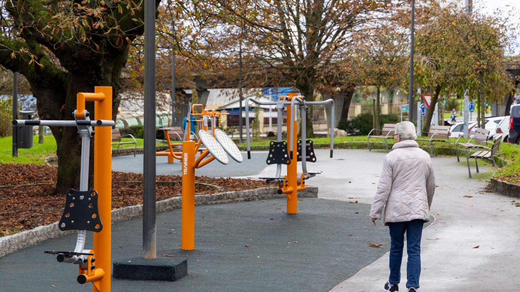 El parque Europa de A Coruña cuenta con un nuevo espacio para hacer ejercicio al aire libre