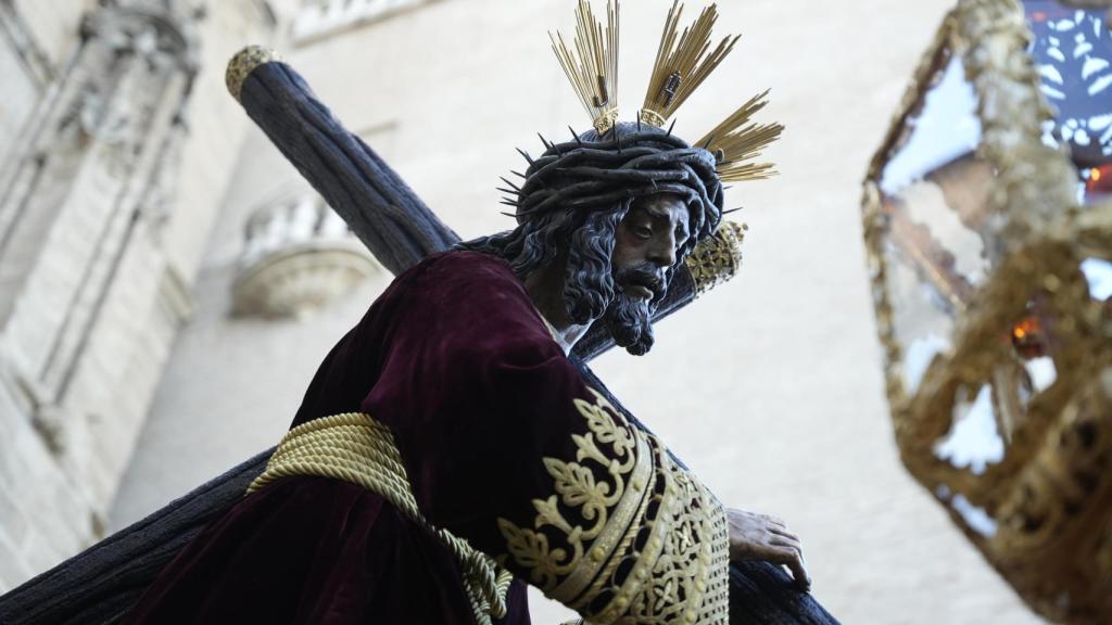 El Gran Poder, a la salida de la Catedral.