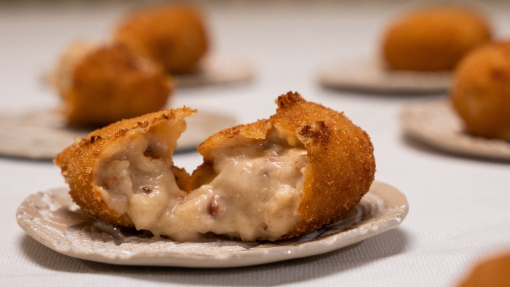 Las croquetas del restaurante Echaurren.