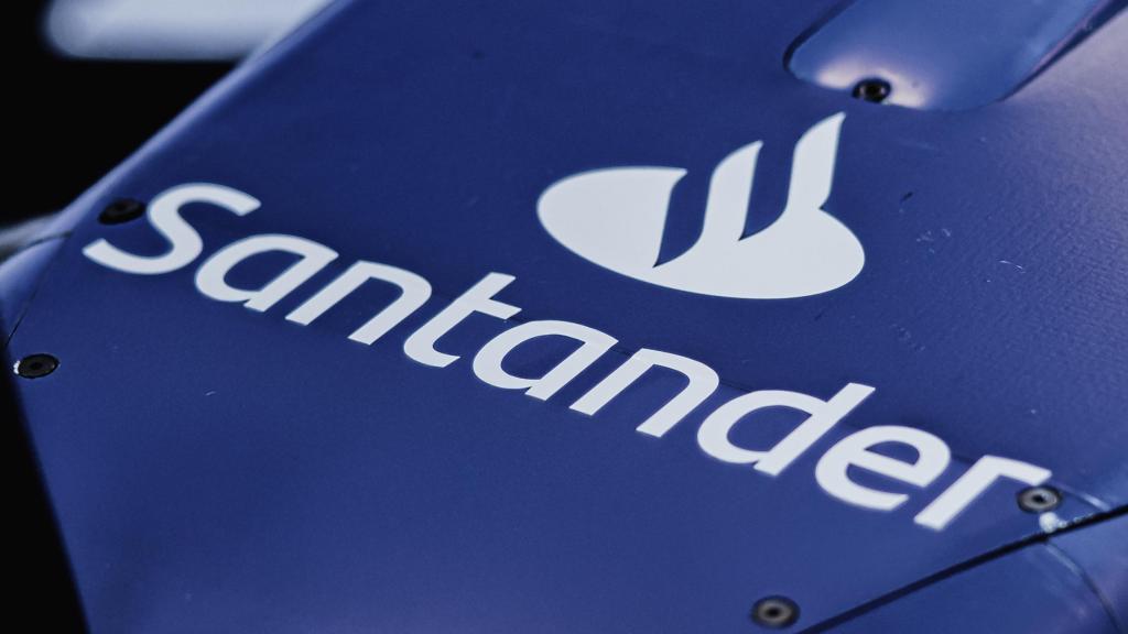 El logotipo de Santander en el monoplaza de Williams