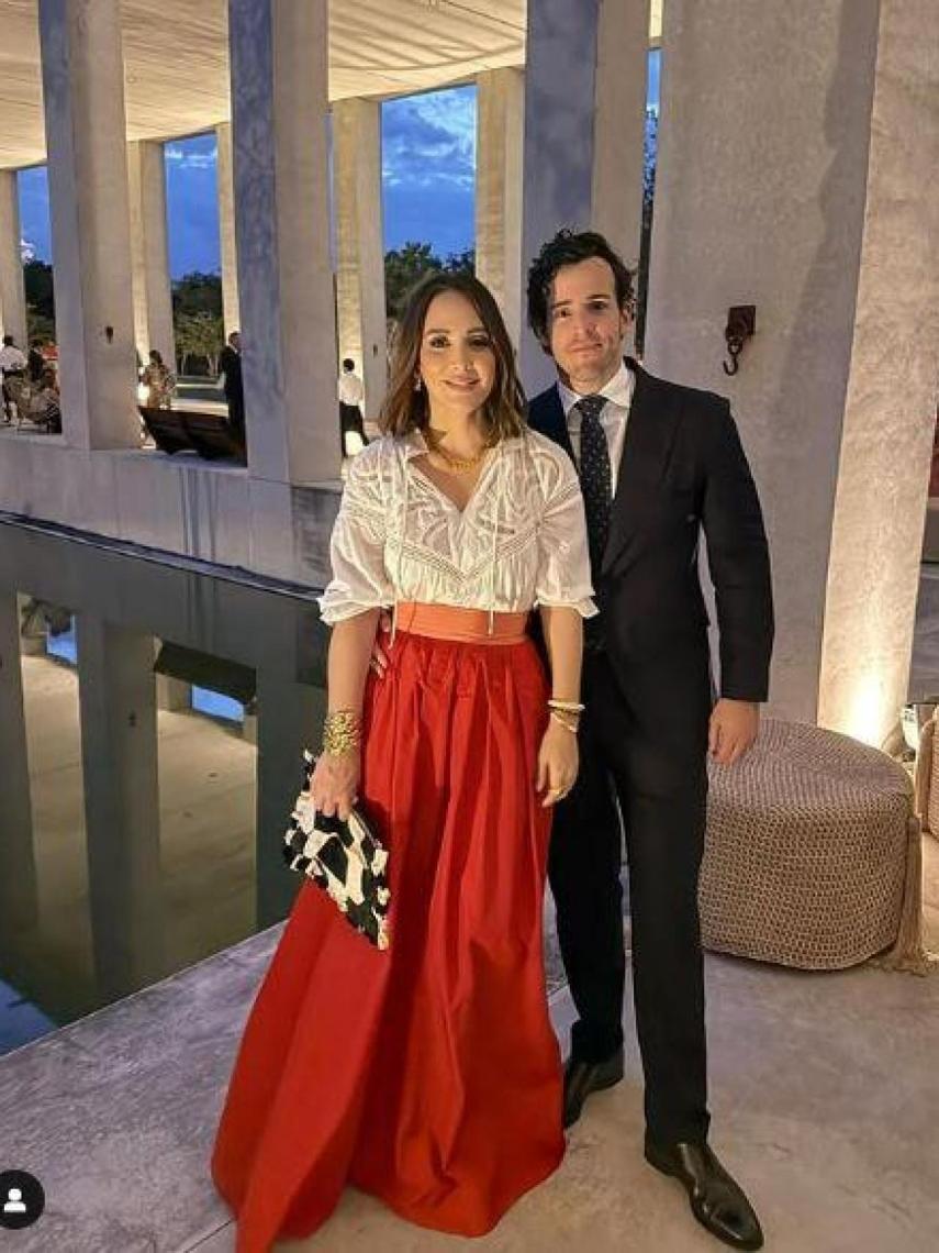 Tamara Falcó con Íñigo Onieva en Mérida, México.