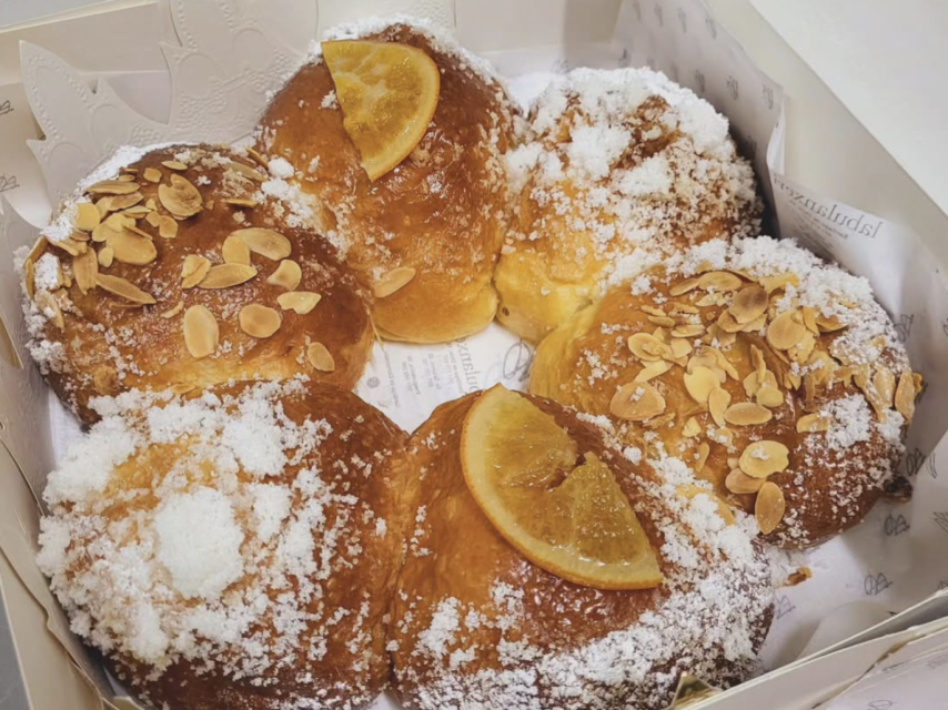 Roscón de Reyes con naranja confitada de La Bulanxerí.