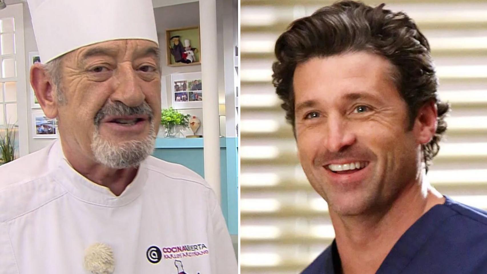 Karlos Arguiñano y Patrick Dempsey en un fotomontaje de BLUPER.